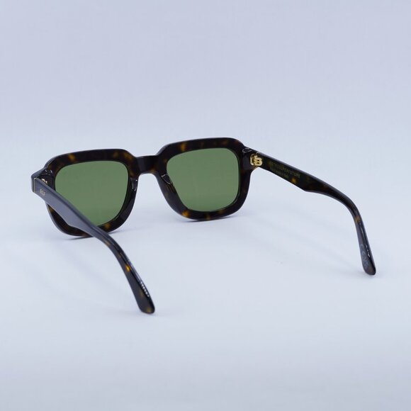 🕶️ New RetroSuperFuture Lazarus FYA Sunglasses - Havana Frame, Green Lenses - Picture 9 of 10